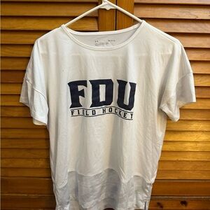 White FDU Field Hockey T-Shirt